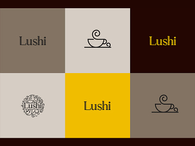 Lushi Coffee Logo / Icon Design branding coffee custom icon logo logotype modern symbol type