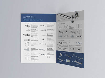 Bathroom Range Brochure - Inside a4 accessories bathroom brochure design house layout melbourne print