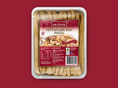 Fettuccine Egg Pasta Packaging branding design egg label mockup package packaging pasta realistic