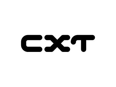 CXT Monogram c custom lettering logo logotype monogram symbol t type v white