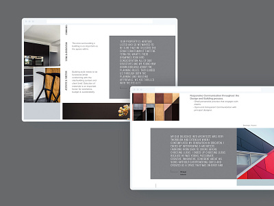 Bayside Architecture Website Layout 2020 architecture contemporary grid layout minimal modern stylish trendy website