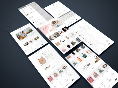 E-commerce UI/UX - Shopping Brand Mockup