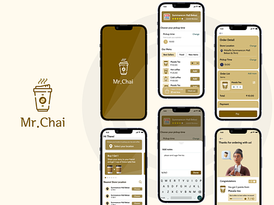 Mr. Chai - A Tea Delivery App UI