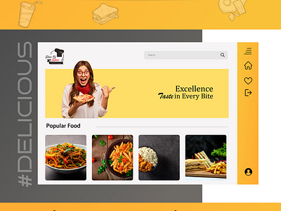 Slice of Spice! - Food delivery portal UX Design