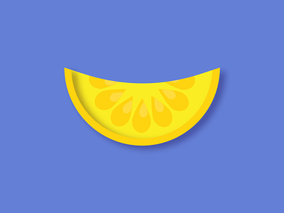 Fruit Series Part 2: Mr. Lemon colorful fruit illustration shapes