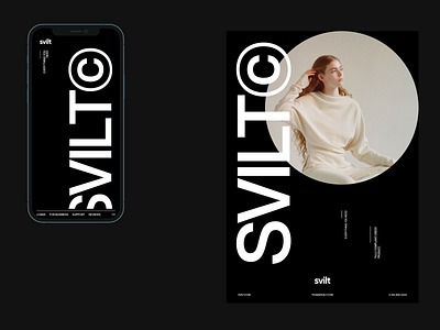 SVILT© #1 clean concept design minimal poster ui