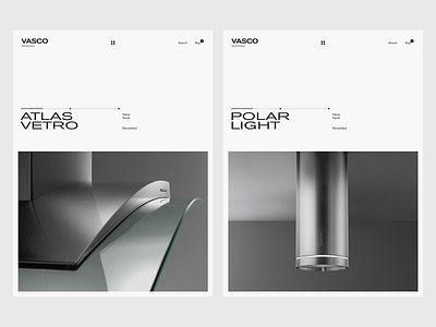 Experiments #23 clean hoods kitchens kitchenware minimal tablet ui web