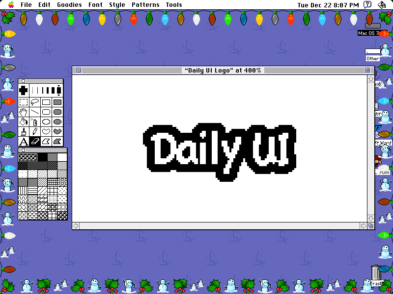 Daily UI Logo 052 daily ui logo dailyui system 7