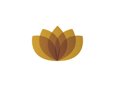 Lotus/Flower Logo craft creative design flower flower crown flower logo graphic design icon logo logo design logo designer logodesign lotus multiply yellow