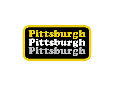 Pittsburgh Pittsburgh Pittsburgh black black and yellow champs cooper design draplin fred rogers graphic design mr.rogers pitt pittsburgh thicklines typography wont you be my neighbor yellow
