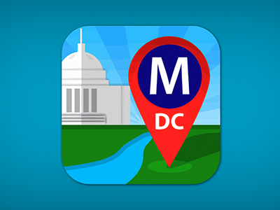 Find A Metro DC architecture building capital icon design ios ipad iphone ipod us