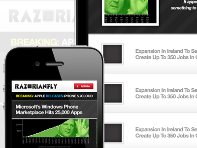 RazorianFly Mobile - (Draft 1) app app store apple ios iphone ipod touch news razorianfly reviews