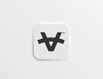 V for Vancouver app app icon branding design icon illustration logo monogram ui vector