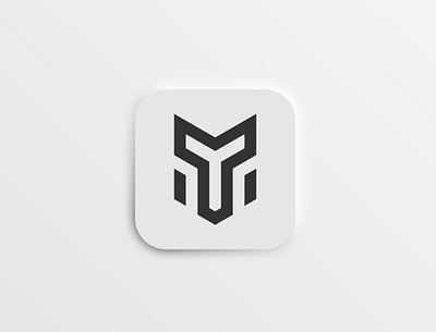 YM Monogram Icon app app icon branding design icon illustration logo monogram ui ux vector y logo ym monogram