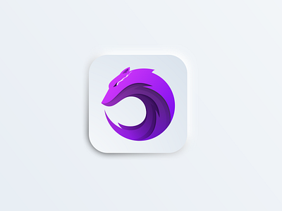 RoundWOlf Icon animal app app icon branding design icon illustration logo wolf