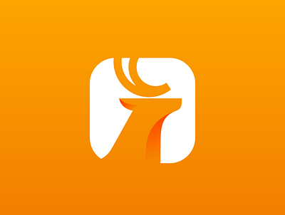 Deer App Icon app app icon branding design icon illustration logo ui ux vector