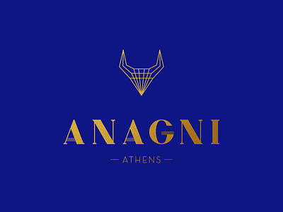 Anagni anagni athens bull font gold greece handmade identity jewelry logo typography