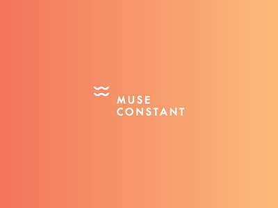 Muse Constant logo event gradient greece logo minimal muse mykonos