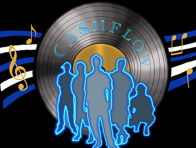 Music Group branding design illustration logo procreate