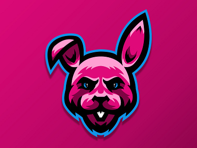BubbleBunny branding bunny design gaming icon illustration logo mascot mascot design mascotlogo vector