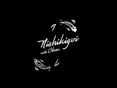 Nishikigoi with Oliver brand branding design illustration logo