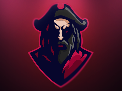 Blackbeard | Premade Mascot Logo blackbeard brand esports logo mascot pirate