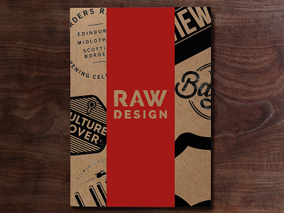 RAW DESIGN | Zine branding logo magazine showcase zine