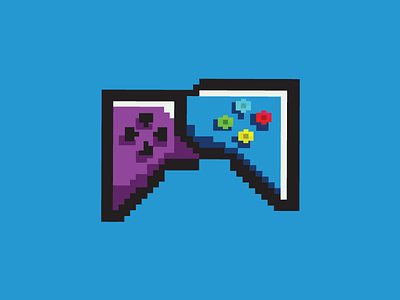 GamerChat | Logo - FOR SALE 8bit blog branding chatbubbles controller design forsale gaming gaminglogo podcast vector