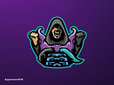 ApprasionGift brand branding branding design design designer esports gaming gaminglogo icon illustration livestreamer logo mascot mascot design mascotlogo sports streaming twitch vector warrior