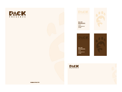 Pack Preserve Stationery Set branding design stationery