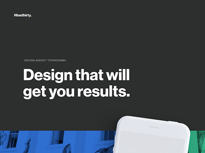 Ninethirty Homepage Design typogaphy web design webflow