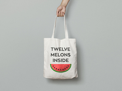 Totebag 12 melon$