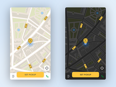 Taxi app concept