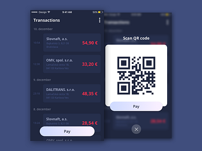 Payment App app dark design gradient ios iphone payment ui uiux ux wallet