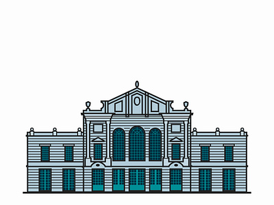 Old Market Hall - illustration