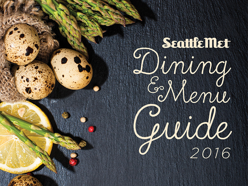 Dining and Menu Guide photography magazine print cover food