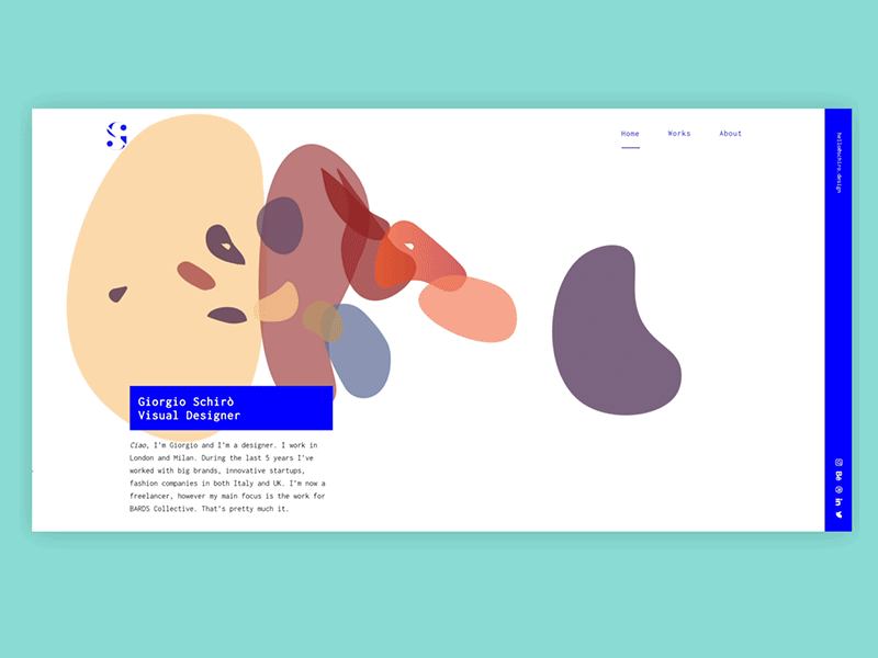 Working on my personal website