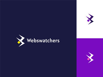 Webswatchers logo concept | W letter logo branding design dm akassh graphic design logo webswatchers