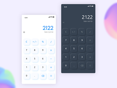 Calculator UI - DailyUI day 04 calculator dailyui design ui ux