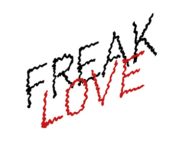 Freak Love illustration type