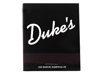 Duke's branding design logo type typography