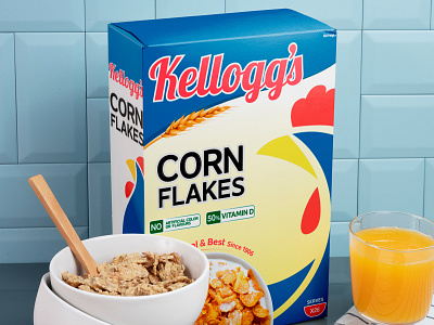 Kellogg's Packaging Redesign design daily graphic design minimal packaging design packaging redesign