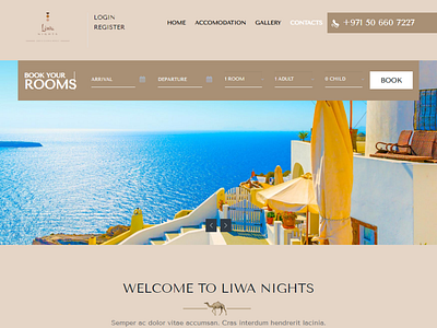 Liwa Nights V2 app graphic design typography ui ui designer ux web design