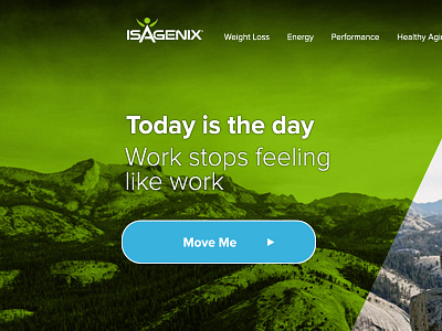 Isagenix Website Rebrand rebrand ui ux webdesign website