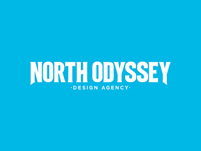 North Odyssey branding logo minimal nautical type