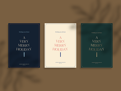 Christmas Card Mockup in 3 Colorways