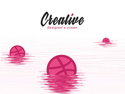 Creative Designer's ocean creative designer dribbblers graphics ocean water