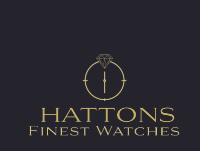 watch logo concept logo