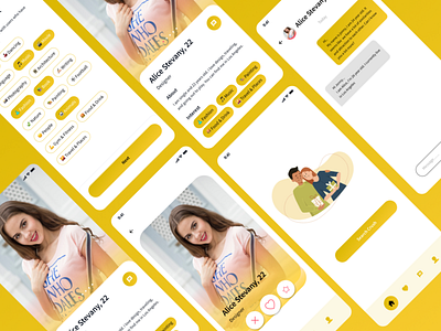 Bumble Redesign app dating app dumble figma maching app redesign