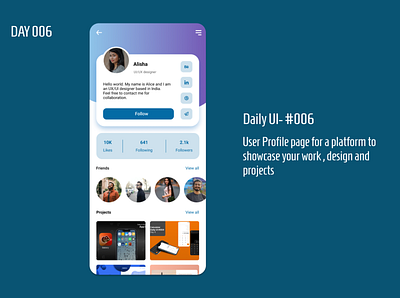Daily UI 006 daily challenges dailyui day006 setting page ui